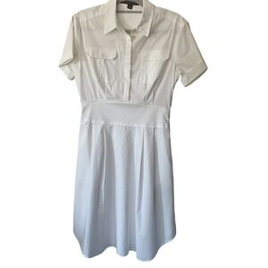 Cynthia Steffe shirt dress size 4 Maya Fit N Flare Pockets GUC